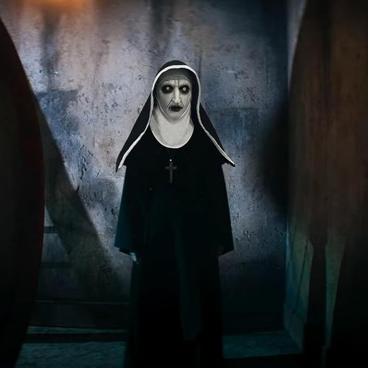 ACBAGI The Nun Mask Full Head Scary Halloween Mask Costume for Unisex Adults Men Women